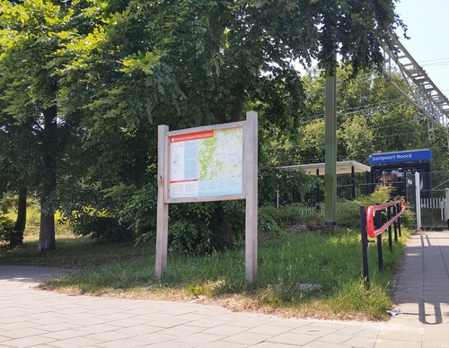 Startpunt Station Santpoort-Noord foto