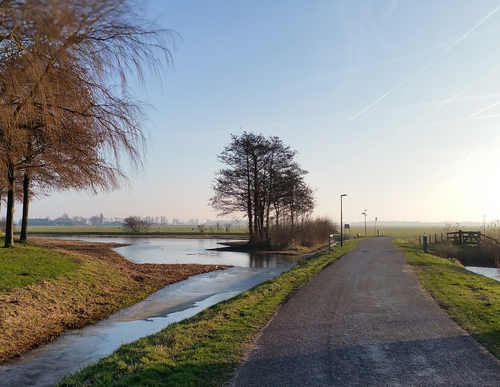 Foto Oranje route vanaf startpunt Castricum