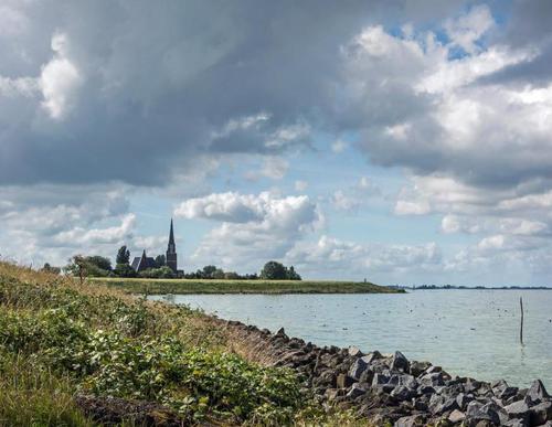 foto dijk bij Andijk