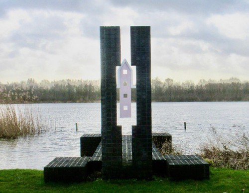 Het kunstwerk 'Venster van het Water'.