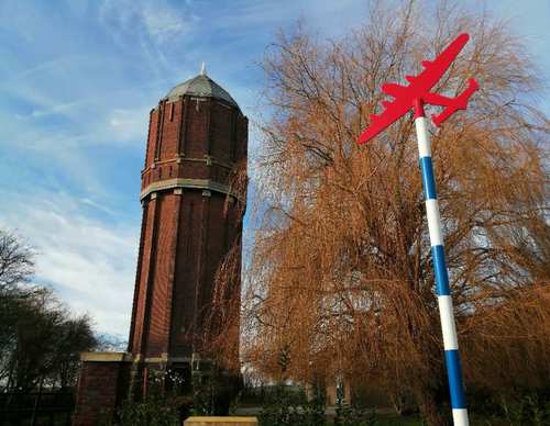 Watertoren in Wieringerwaard. Foto door Albert Erkmap