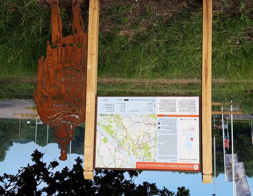 foto SP ingang skibaan spw park met romeinse wachter