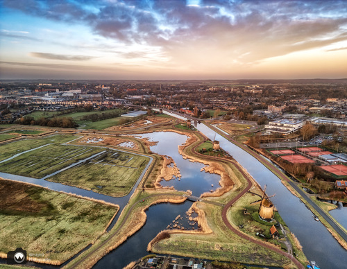Molenkade vanuit drone