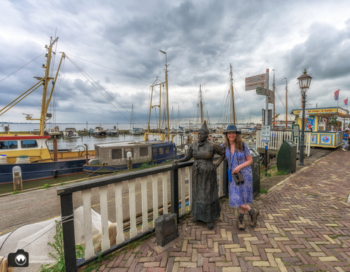 Laura in de haven