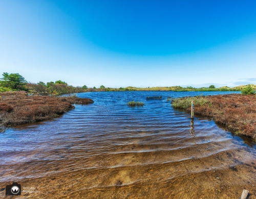 ondergelopen wandelpad