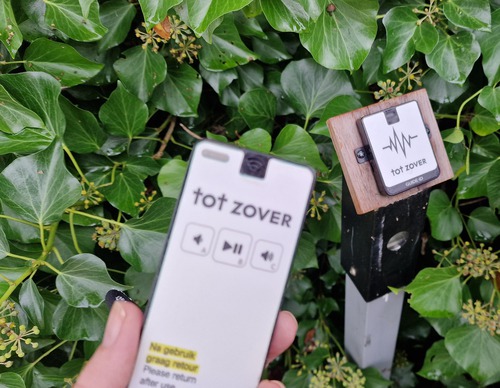 Telefoon met audiotour
