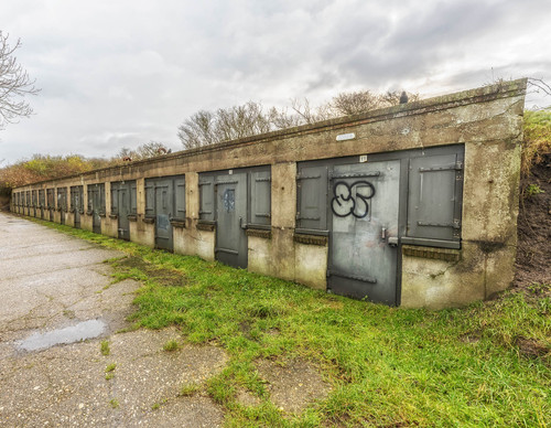 laag fort in woonwijk