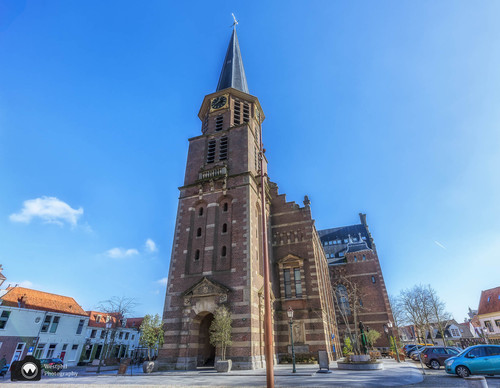 Grote kerk op plein